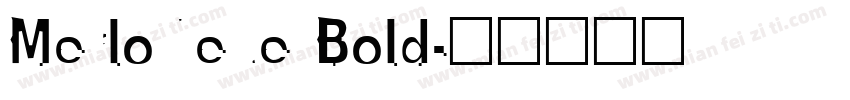 MerloNeue Bold字体转换